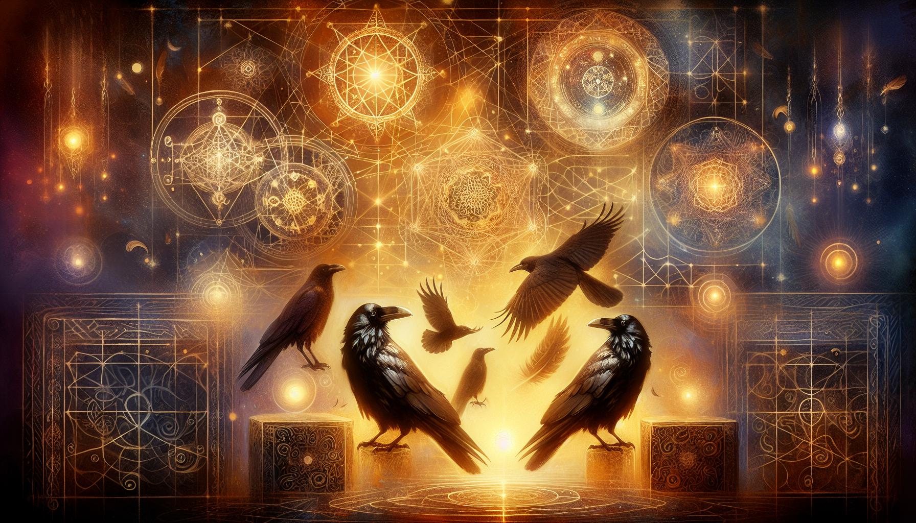 Interpreting Four Crows: Insights from Ancient Beliefs