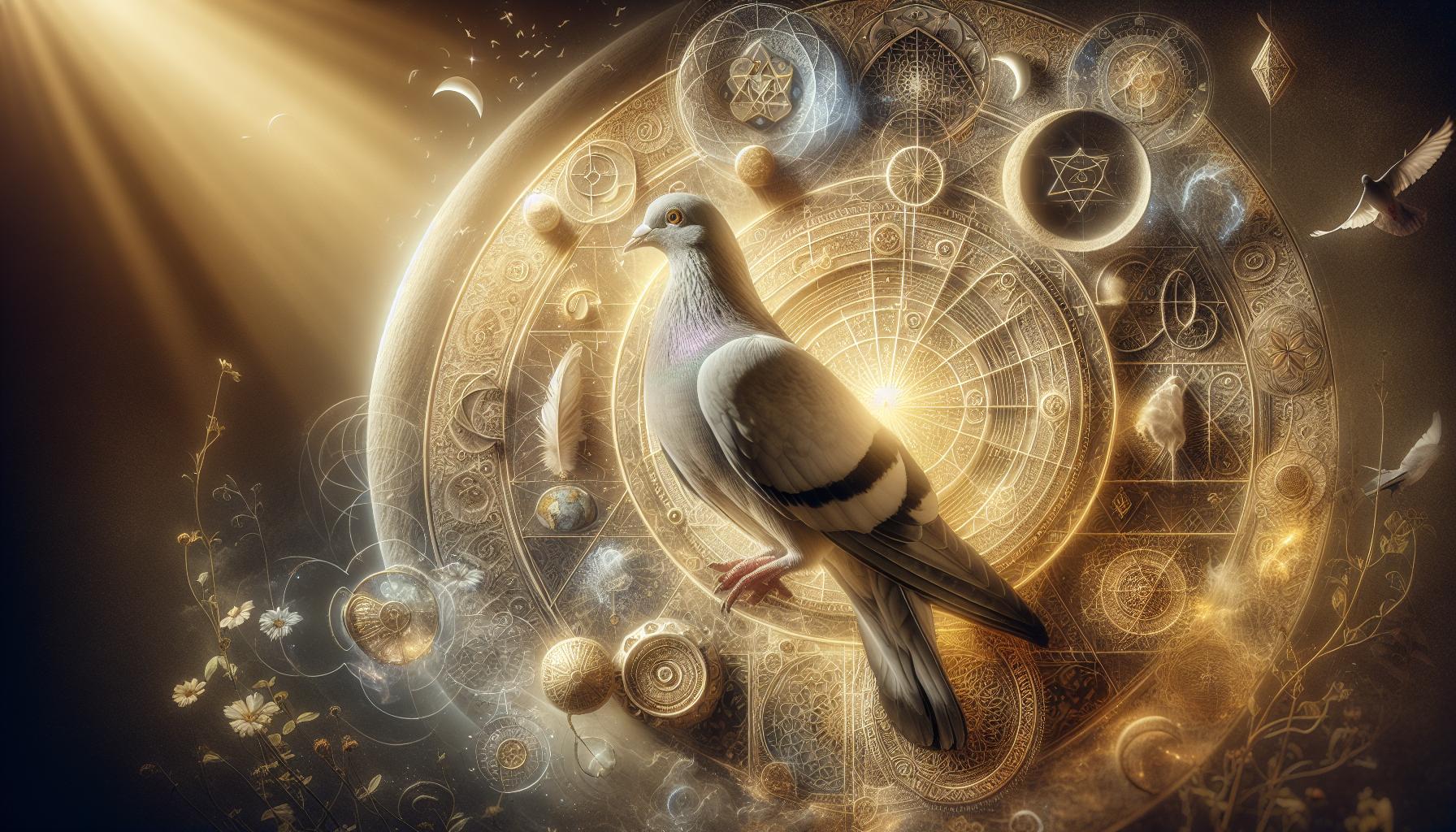 Transformation and Renewal: The Grey Pigeon's Role in Personal Growth