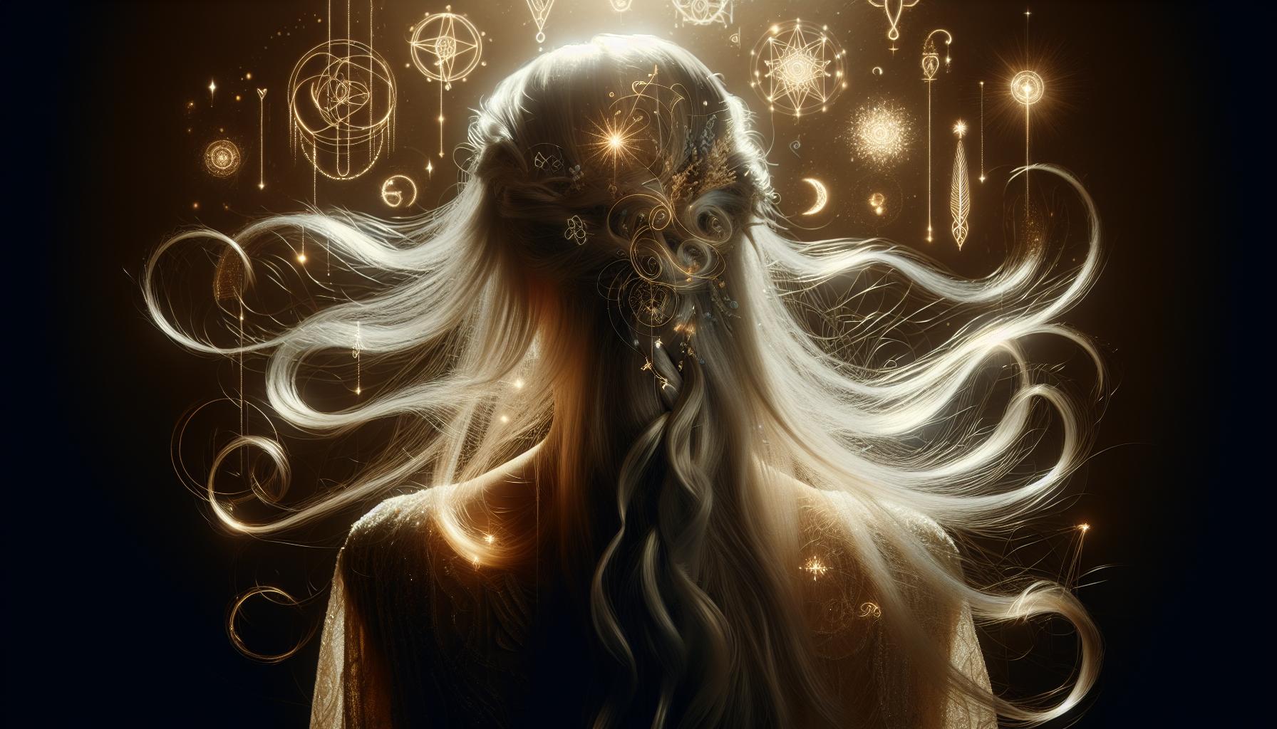 Understanding the Symbolism of White Streaks in Hair